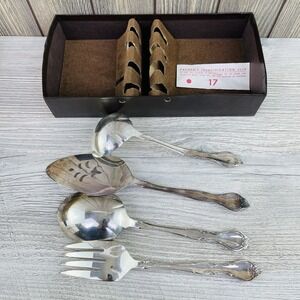 Oneida Community Affection Silverplate Serving 4 Piece Hostess Set